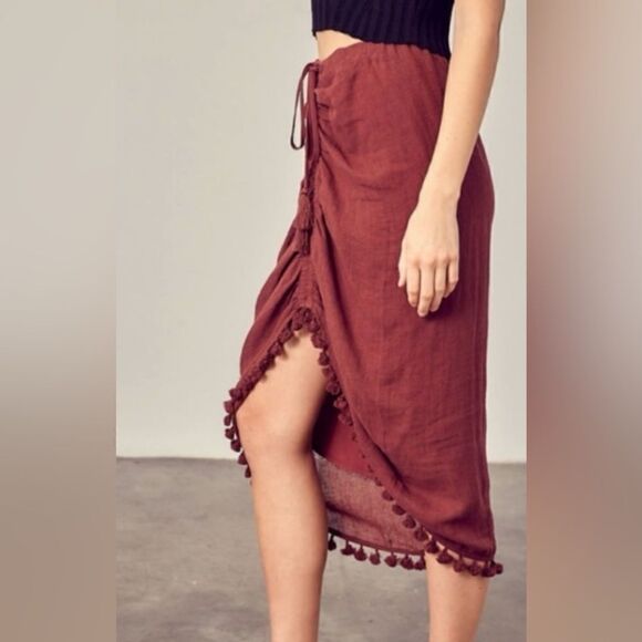 Drawstring Tassel Skirt - Picture 9 of 16